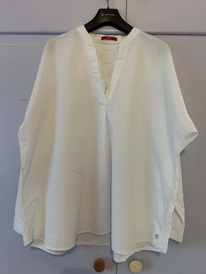 S.Oliver White Women's Tunic Limited Edition, Size L, Like New