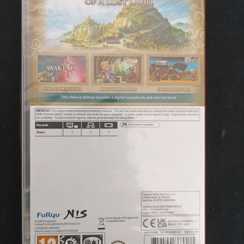The Legend Of Legacy Deluxe Edition Nintendo Switch new