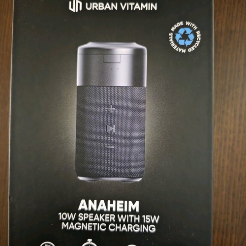 Urban Vitamin Anaheim Bluetooth Speaker new, waterproof IP67