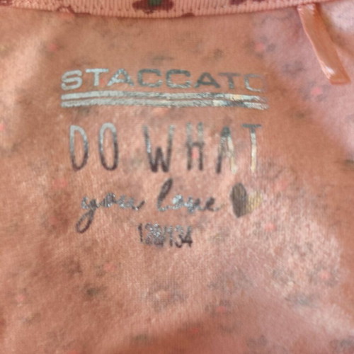 Staccato summer dress salmon pink for ages 8-9, like new