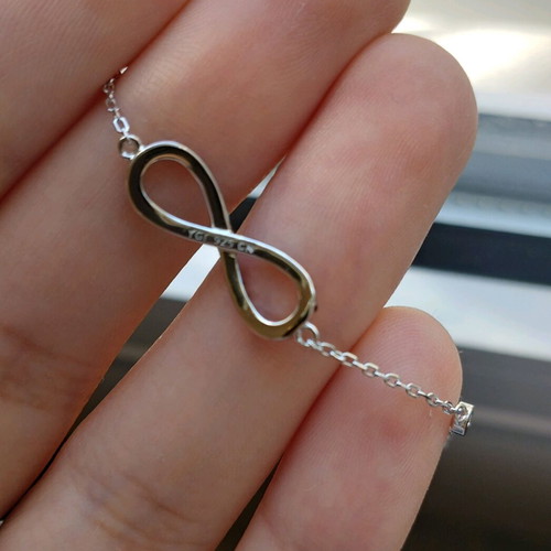 Sterling silver bracelet new, black and silver