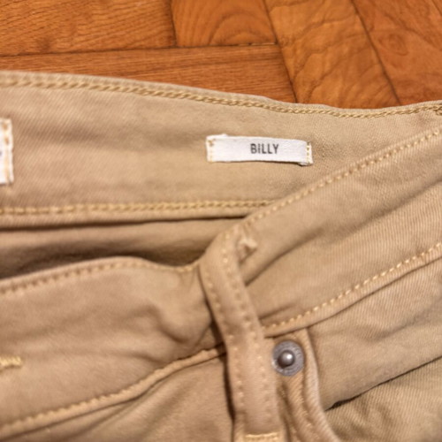 Mango beige pants size M like new, elastic legs
