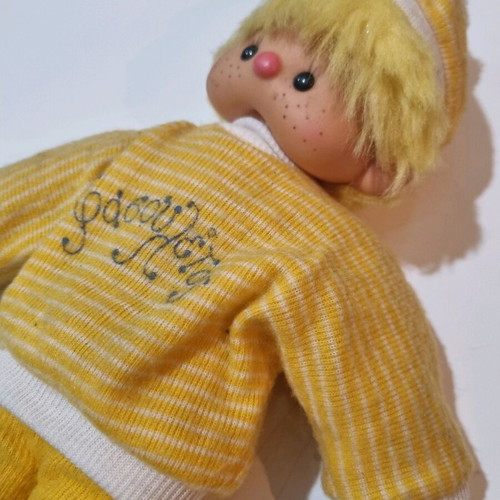 Fasouletos vintage collectible doll used 80s