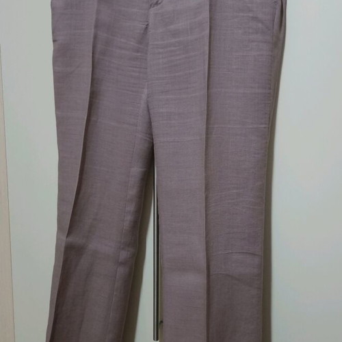 Zara women's linen pants like new, size L, earthy color