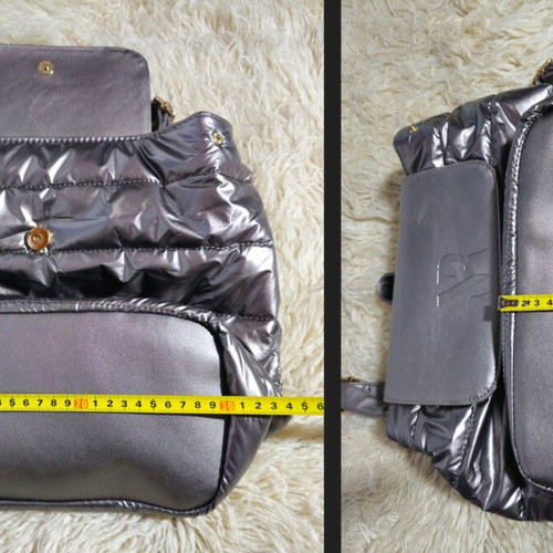 Shoulder bag with iridescent metallic color like new