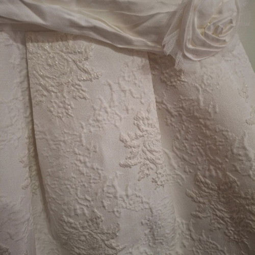 Mayoral white formal dress for girls 7 years like new