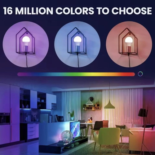 E14 Smart LED Bulb Zigbee Tuya 5W RGB+CCT, 16 Million Colors