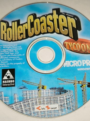 Rollercoaster Tycoon PC game with manual in very good condition