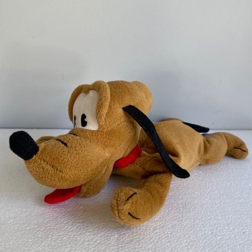 Disney Pluto vintage plush beanbag toy 1997 used