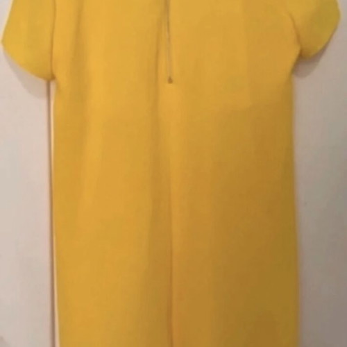 Zara yellow short A-line dress like new
