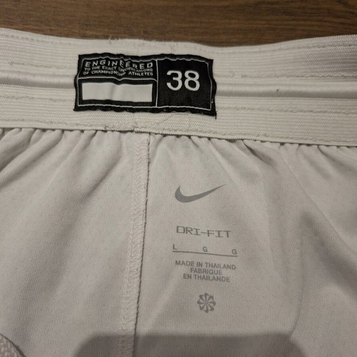 Nike Dri-FIT Greece men's basketball shorts, white and blue, size L