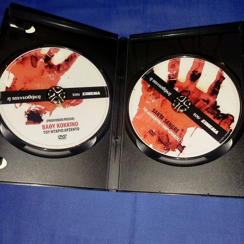 Profondo Rosso and Santa Sangre DVD like new, horror movies with subtitles