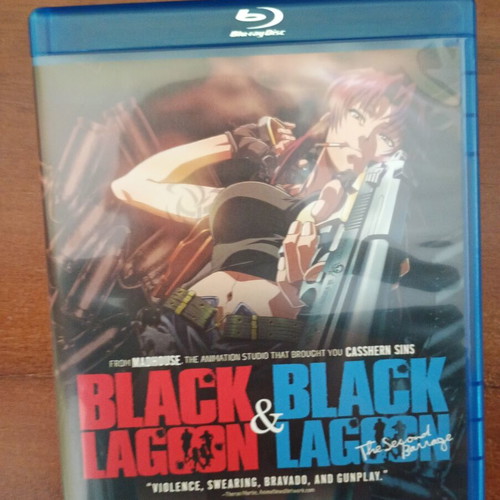 Black Lagoon Blu-ray and DVD combo pack like new with bonus extras