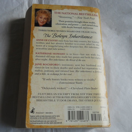 The Boleyn Inheritance Philippa Gregory used English book