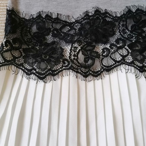 Reserved women's blouse M like new, grey and white