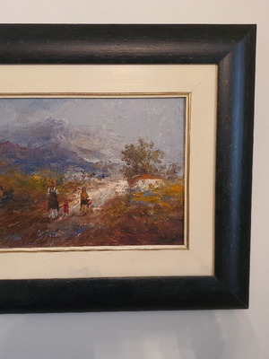 Oil painting Christos Tselios like new