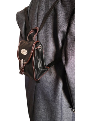 Small backpack new, black and brown