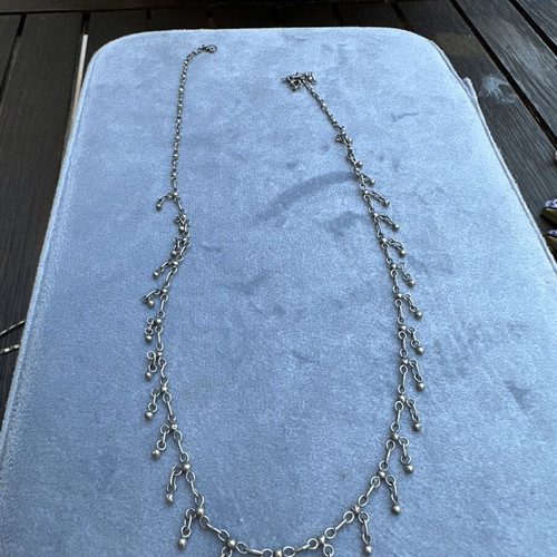 Vintage Silver 925 Necklace like new with charms