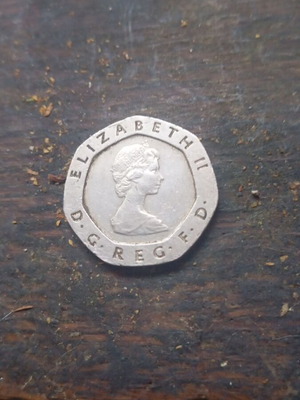 20 New Pence Coin 1982 United Kingdom like new