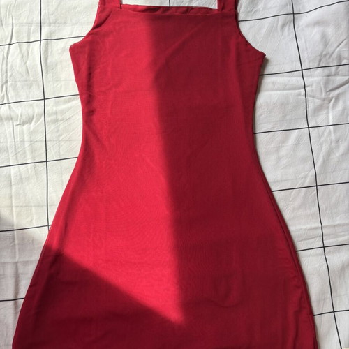 Shein elegant short dress red size M like new