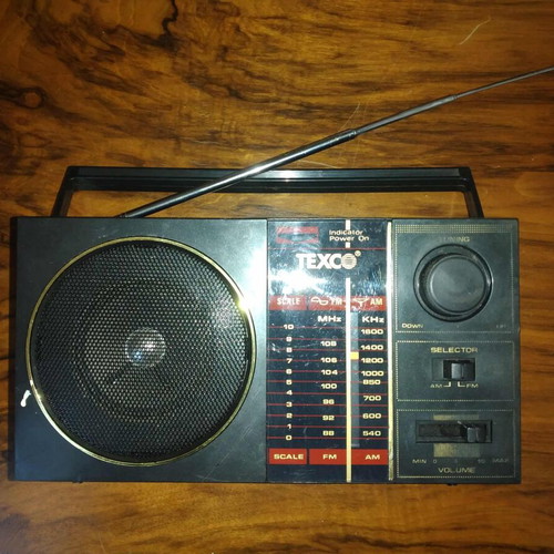 Vintage portable radio TEXCO AM/FM used