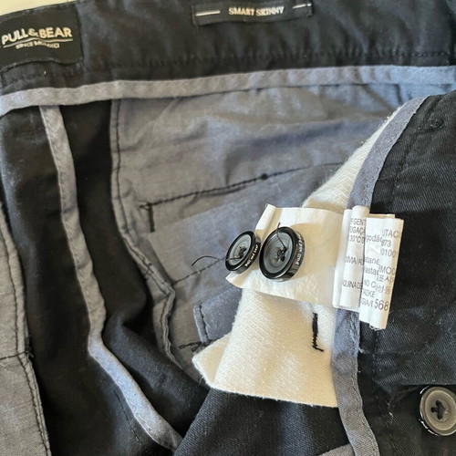 Pull&Bear Black Men's Chino Pants Like New Size M