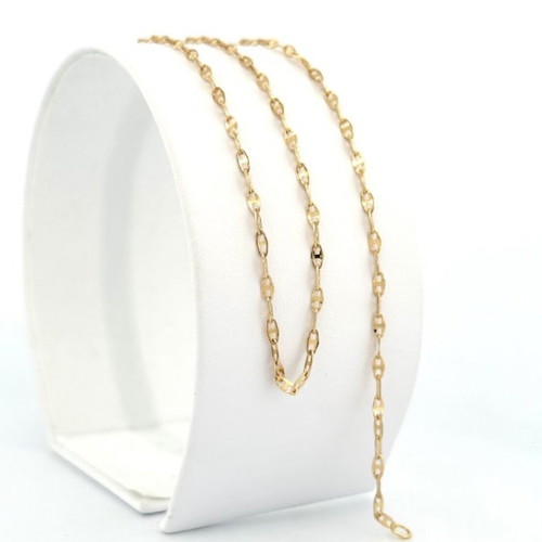 Italian Marinara Necklace 18K Yellow Gold Vieri 50cm new