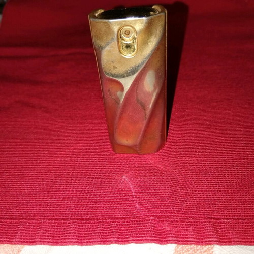 Estee Lauder collectible bronze perfume case used