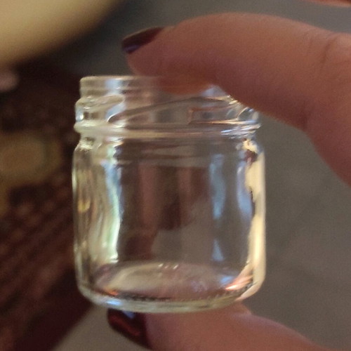 Jars like new, pack of 45, approximately 30 ml each