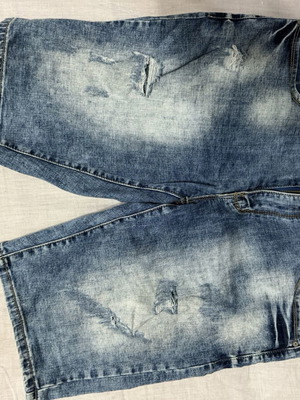 Jeans shorts like new, size 34, blue