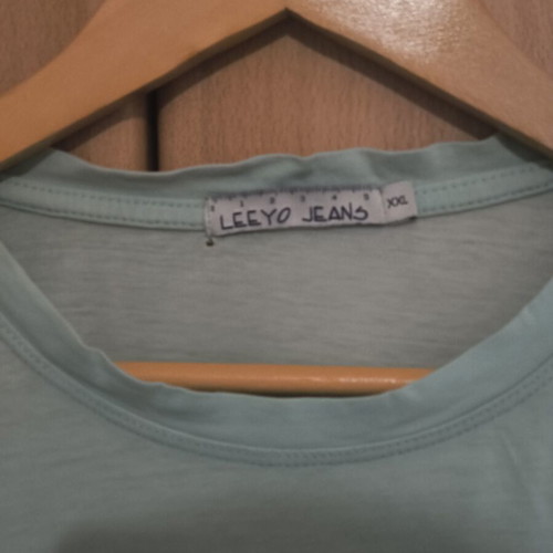 Makó t-shirt men's size L used, turquoise