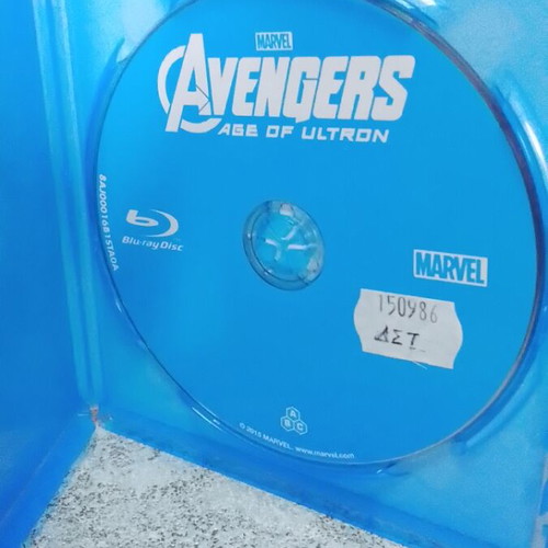 Avengers: Age of Ultron Blu-Ray like new with Greek subtitles