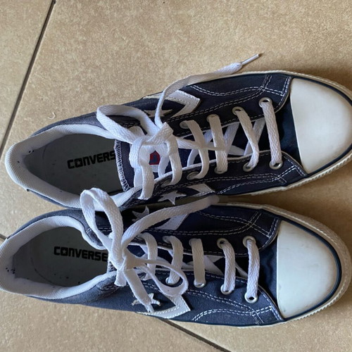 Converse All Star men's blue canvas shoes size 41.5 like new
