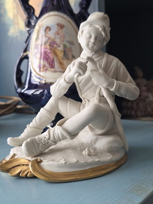 Volta Capodimonte porcelain figure of a boy
