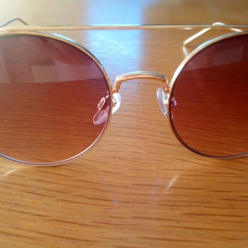 H&M aviator sunglasses gold like new