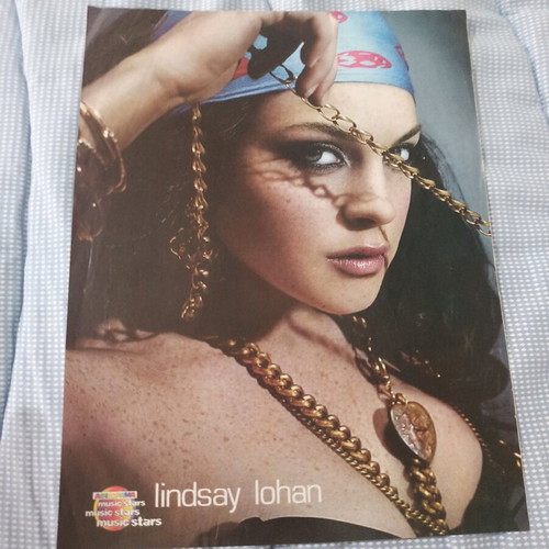 Lindsay Lohan poster A4 small size like new
