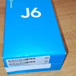 Samsung Galaxy J6 empty box used