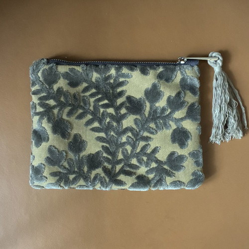 Fab of a Bag velvet wristlet bag