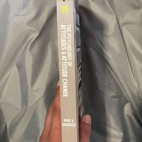 The Psychology of Attitudes & Attitude Change 2nd Edition by Gregory R. Maio & Geoffrey Haddock