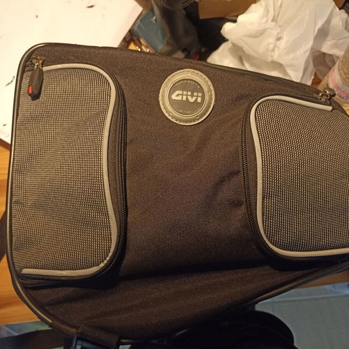 Givi motorcycle tail bag new with straps and waterproof pocket