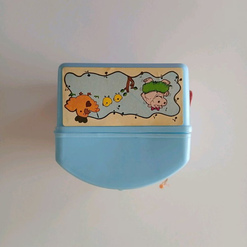 80s Vintage Piggy Bank new with key