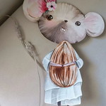 Handmade wooden wall light for kids room new