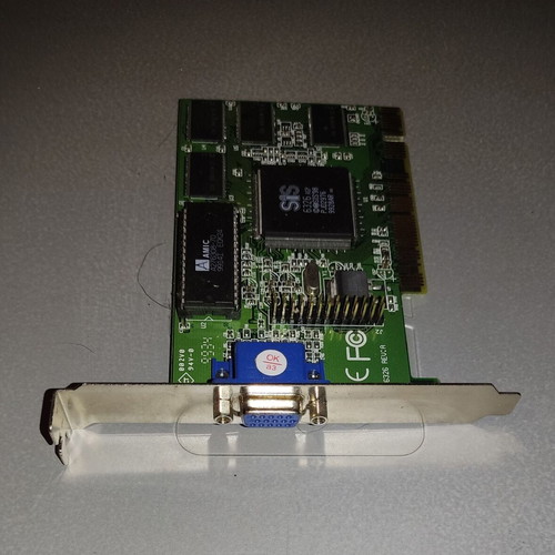 SiS 6326 PCI VGA used functional graphics card