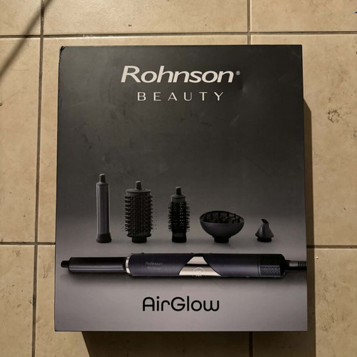 Rohnson Airglow πιστολάκι μαλλιών καινούργιο με 6 κεραμικά εξαρτήματα
