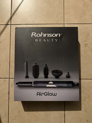 Rohnson Airglow πιστολάκι μαλλιών καινούργιο με 6 κεραμικά εξαρτήματα
