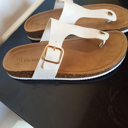 Primark women's sandals like new, white, size 38