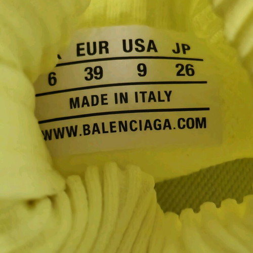 Balenciaga Speed 3.0 sneakers new women's sock-style yellow shoes size 39