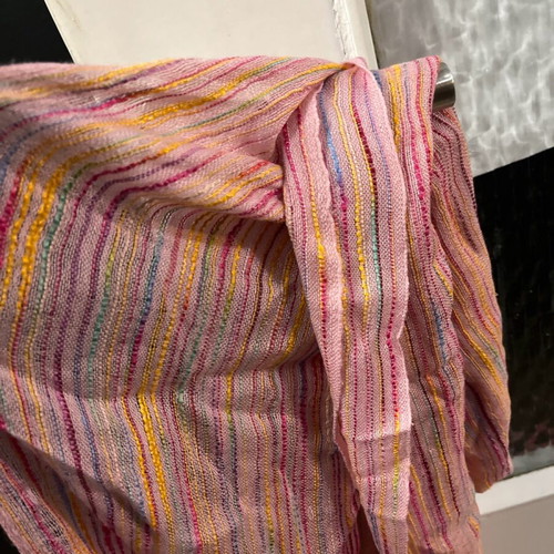 Pink scarf new