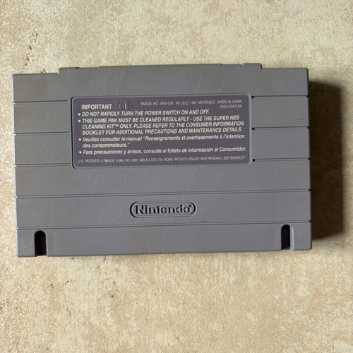 Dino City Super Nintendo SNES game, American