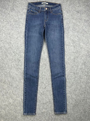 Levi’s 711 Skinny Jeans size 23 used, medium wash blue